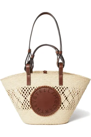 Stella McCartney Borsa tote con logo traforato