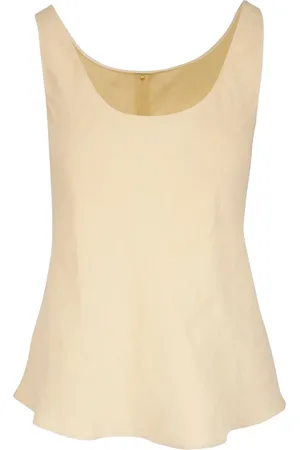 PETER COHEN Top smanicato con scollo rotondo