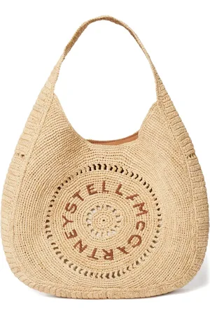Stella McCartney Borsa tote Lou con logo ricamato
