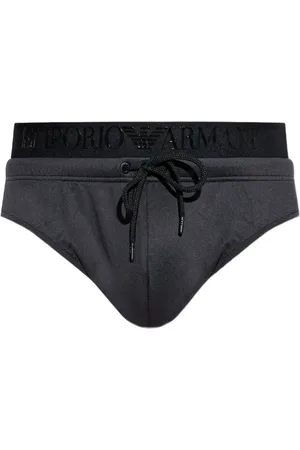 Emporio Armani Costume da bagno con banda logo