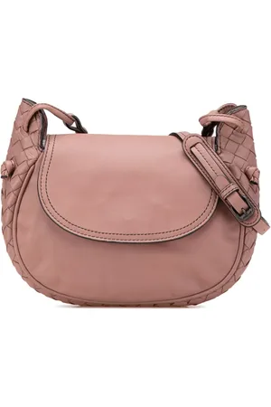 Bottega Veneta Borsa a tracolla Intrecciato Nodini piccola in nappa con battente 2012-2024