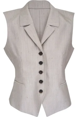 Lafayette 148 Gilet in misto seta