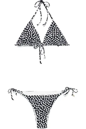 FISICO Top bikini a pois
