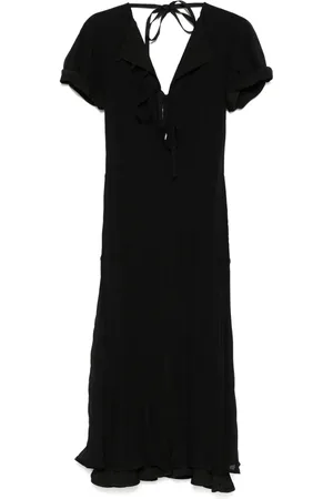 Jil Sander Abito lungo con design a strati