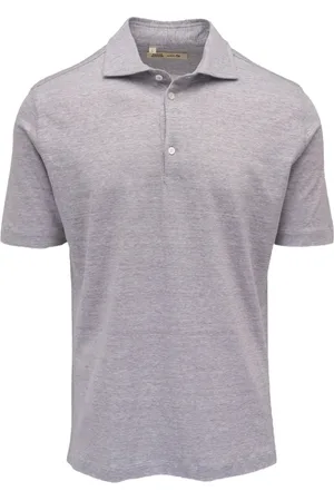 MAURIZIO BALDASSARI Polo slim in misto lino