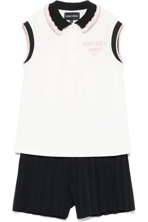 Emporio Armani Set shorts con logo ricamato
