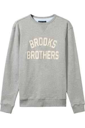 Brooks Brothers Felpa con logo ricamato