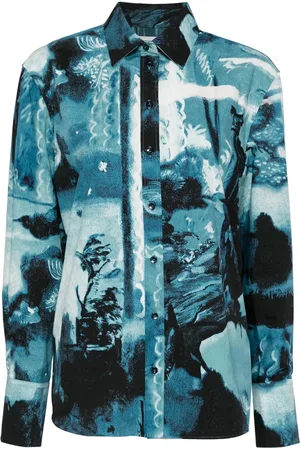 Erdem Camicia con stampa grafica