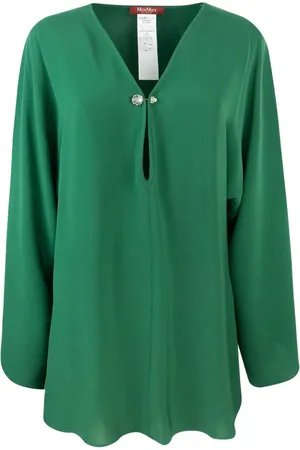 Max Mara Blusa Umile a maniche lunghe con dettaglio cut-out a goccia