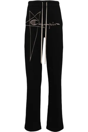Rick Owens Pantaloni sportivi Dietrich con ricamo x Champion