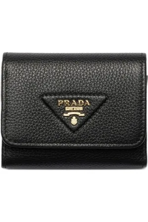 Prada Portafoglio con logo piccolo