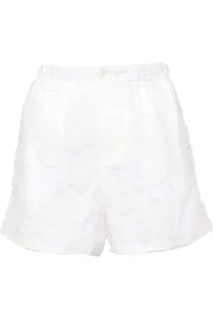 Nº21 Bermuda denim a fiori