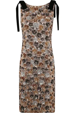 Nº21 Abito midi con paillettes