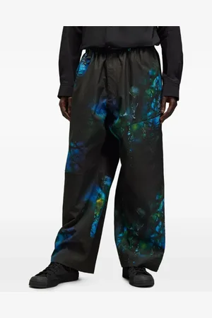 Y-3 Pantaloni sportivi con stampa astratta