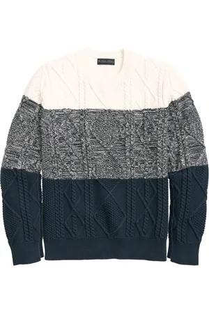 Brooks Brothers Maglione con lavorazione intrecciata