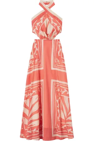Twin-Set Abito lungo con scollo all