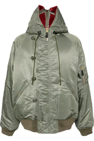 DOUBLET Bomber Petal Month con cappuccio