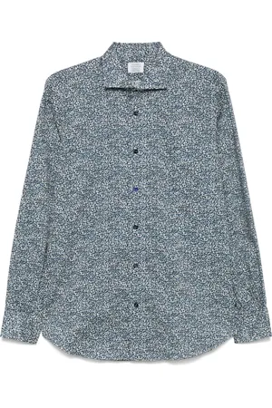 MAZZARELLI Camicia con stampa astratta