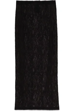 WARDROBE.NYC Gonna midi in pizzo