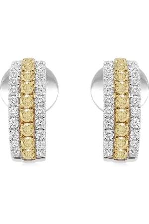 HYT Jewelry Orecchini a cerchio in oro bianco 18 carati