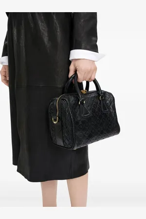 Marine Serre Borsa tote Strike con monogramma