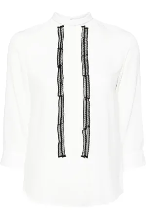 Nº21 Blusa con dettagli in pizzo