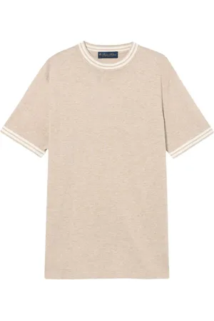 Brooks Brothers T-shirt in cotone biologico e lino