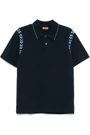 Missoni Polo con finitura a zig zag