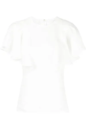 Chloé Top con maniche con volant