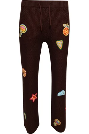Casablanca Pantaloni con applicazione