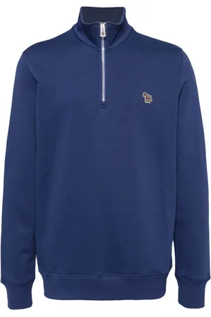 Paul Smith Felpa zebrata con zip