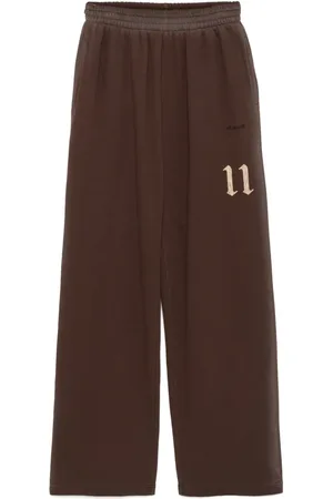 We11 Done Pantaloni sportivi con ricamo
