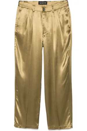 THE EDITOR Pantaloni in raso