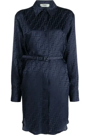 Fendi Chemisier con logo FF jacquard