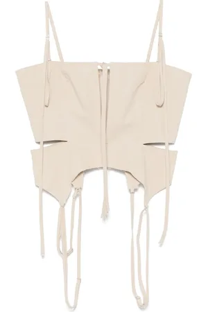 Elena Velez Corsetto con cut-out a goccia