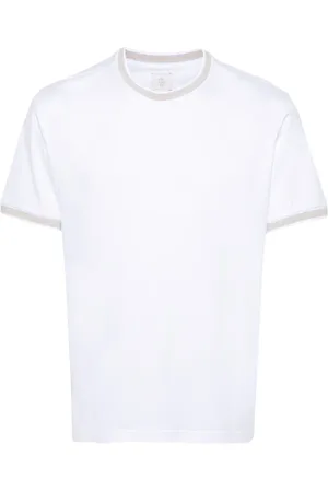 ELEVENTY T-shirt con bordo a righe