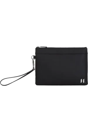 Karl Lagerfeld Clutch in pelle con monogramma