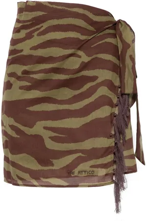 The Attico Pareo con stampa zebra