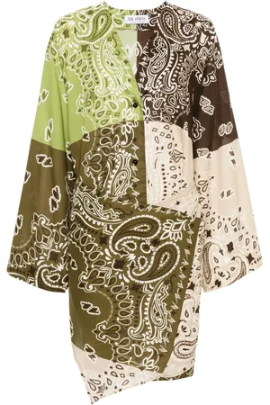 The Attico Abito corto con stampa paisley