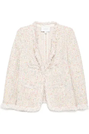 Giambattista Valli Giacca con frange in tweed