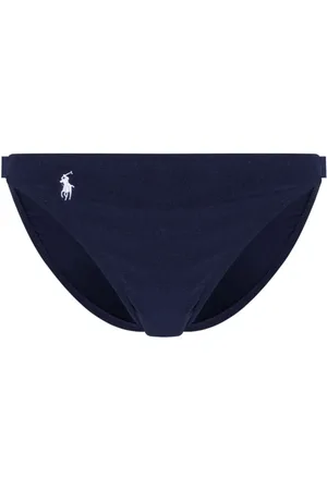 Ralph Lauren Slip bikini con ricamo logo