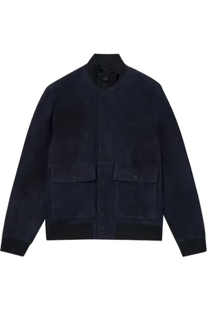 Brooks Brothers Bomber in pelle scamosciata