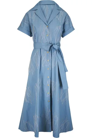 Lafayette 148 Abito midi in cotone