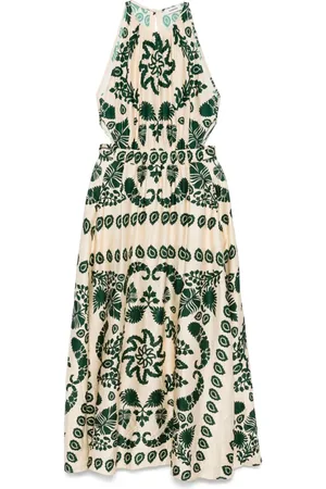 Sandro Abito lungo con stampa paisley