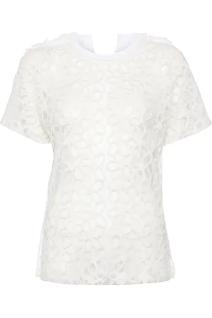 Comme des Garçons T-shirt con pizzo