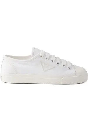 Prada Sneakers in tela con logo a triangolo