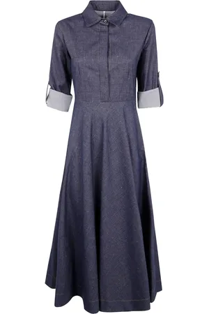 LIVIANA CONTI Abito midi denim