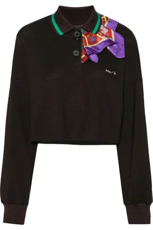 Kolor Polo con dettaglio foulard
