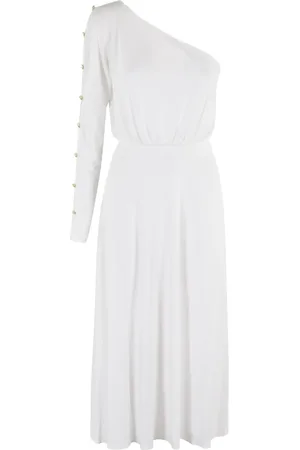 Elisabetta Franchi Abito midi monospalla