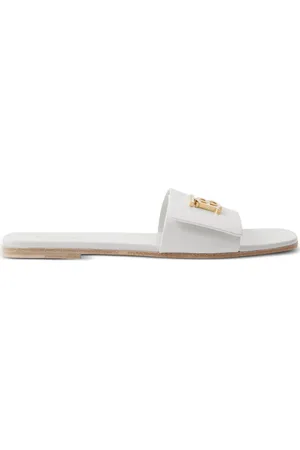 Burberry Sandali slides con monogramma